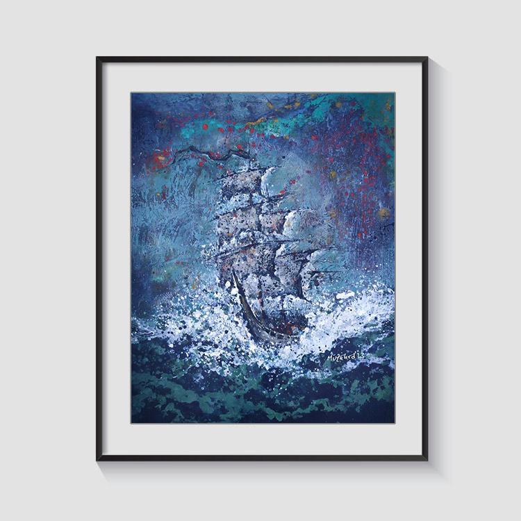 stormy-ocean-artist-muzahid-abstract-painting-bangladesh-dhaka